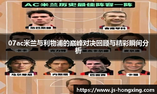 07ac米兰与利物浦的巅峰对决回顾与精彩瞬间分析